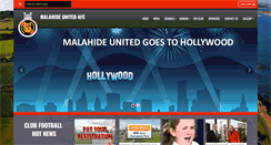 Desktop Screenshot of malahideunited.com